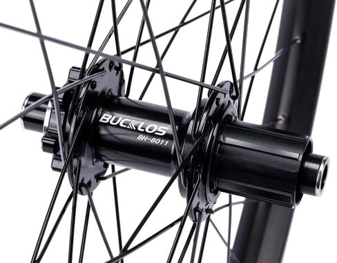 BUCKLOS 27.5/29 inch Thru Axle Boost MTB Wheelset, Front 15 * 110mm Rear 12 * 148mm Disc Brake Mountain Bike Wheel, AL6061 32H 1.9/2.5 Double Wall Clincher Dual, Fit 8 9 10 11 Speed Cassette XC AM DH… in Kuwait