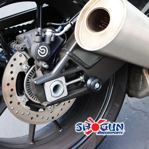 Shogun BMW S1000R S 1000 R Swingarm Spools 2017 2018 2019 - Sliders -701-0359- Black - MADE IN THE USA in Saudi Arabia