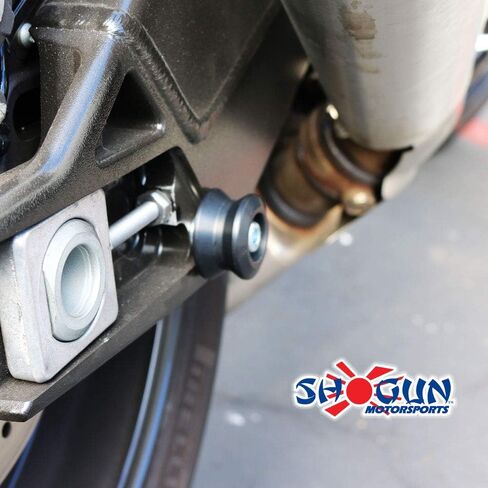 Shogun BMW S1000R S 1000 R Swingarm Spools 2017 2018 2019 - Sliders -701-0359- Black - MADE IN THE USA in Saudi Arabia
