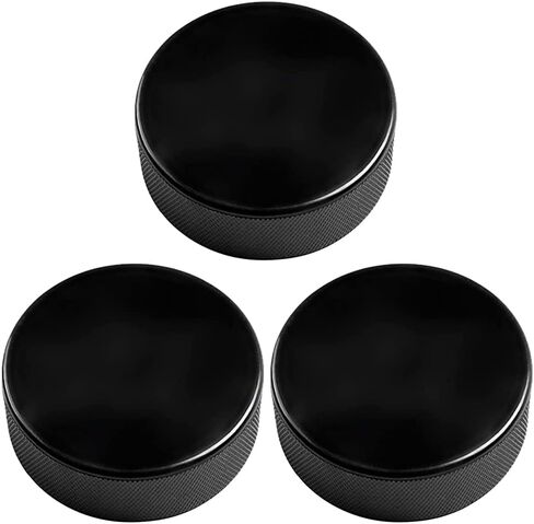 كرات هوكي الجليد الرياضية، اللائحة الرسمية، مثالية للتدريب والتدريب الكلاسيكي، قطر 3 بوصات، سمك 1 بوصة، 6 أونصة، أسود in Kuwait