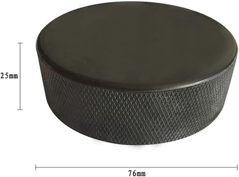 كرات هوكي الجليد الرياضية، اللائحة الرسمية، مثالية للتدريب والتدريب الكلاسيكي، قطر 3 بوصات، سمك 1 بوصة، 6 أونصة، أسود in Kuwait