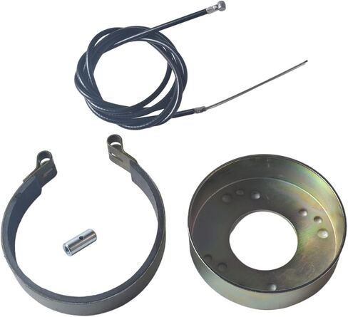 4.5 "فرقة الفرامل 4.5" طبلة فرامل 60 "كابل فرامل يد مع مجموعة دبوس لعربة الذهاب كارت ساحة عربة دراجة صغيرة Yerf-Dog ATV in Kuwait