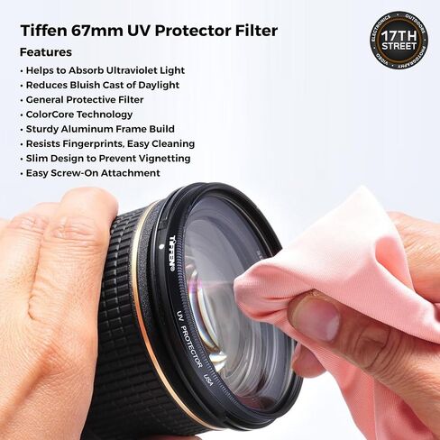 عدسة سيجما 10-18 ملم f/2.8 DC DN Sony E Mount المعاصرة | تكبير بزاوية واسعة جدًا مع فلتر حماية من الأشعة فوق البنفسجية مقاس 67 مم من Tiffen، وحقيبة ظهر لكاميرا Waith وبطاقة ذاكرة Extreme PRO UHS-I SDXC سعة 64 جيجابايت (مجموعة الحزمة) in Saudi Arabia