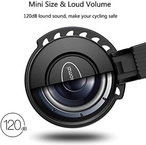 جرس دراجة كهربائي قابل لإعادة الشحن USB جرس دراجة 120 ديسيبل غير مرئي لركوب الدراجات منبه بصوت عالٍ مقاوم للماء 3 أوضاع حلقة تنبيه للدراجات الجبلية/الطرق والدراجات البخارية المقود 22-31.8 مم in Kuwait