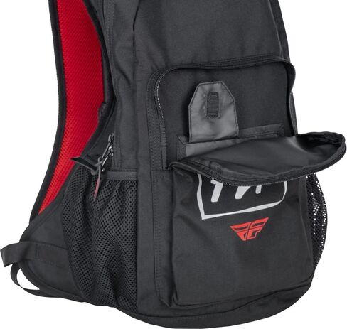 حقيبة ظهر Fly Racing 2022 Jump Pack (أسود/رمادي/أحمر) in Kuwait