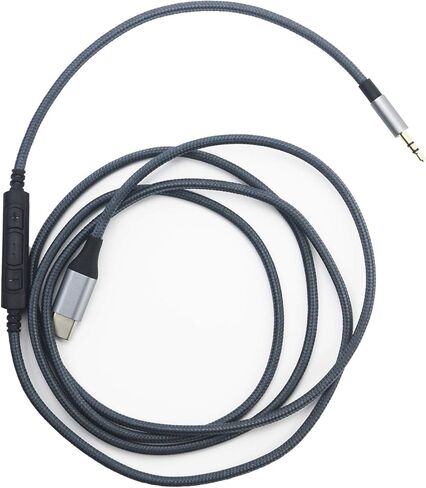 كابل صوت NewFantasia USB C إلى 2.5 مم متوافق مع Bose 700، QuietComfort، Ultra QC35 QC35ii QC45، ميكروفون للتحكم عن بعد متوافق مع iPhone 15/15 Pro، متوافق مع iPad 10th/Pro 4ft in Saudi Arabia