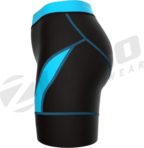 Zimco Core Tri Shorts Women | Triathlon Shorts Women | Womens Triathlon Short | Women's 8-Inch Triathlon Bike Short Padded in Saudi Arabia