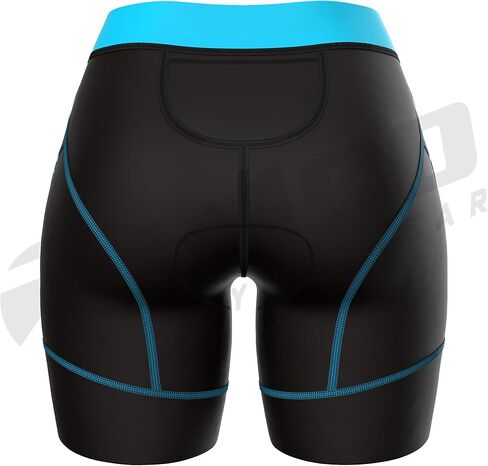 Zimco Core Tri Shorts Women | Triathlon Shorts Women | Womens Triathlon Short | Women's 8-Inch Triathlon Bike Short Padded in Saudi Arabia
