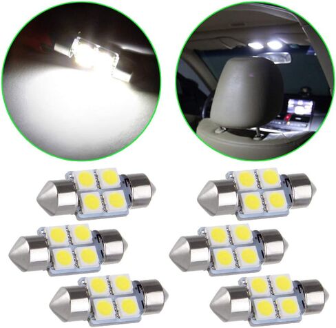 Xislet Interior Dome Light Bulbs Compatible with Odyssey Accord Pilot Ridgeline Dodge Ram 1500 Map Light LED 34404-SDA-A21 in Saudi Arabia