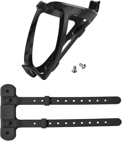 ZONKIE Bicycle Bottle Cages, Plastic Bike Bottle Holder with Cage Mounting Base (Black) in Saudi Arabia
