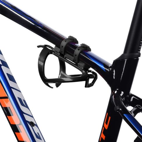 ZONKIE Bicycle Bottle Cages, Plastic Bike Bottle Holder with Cage Mounting Base (Black) in Saudi Arabia
