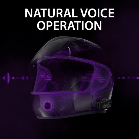 نظام الاتصال الداخلي لخوذة الدراجات النارية Cardo Packtalk Neo، حزمة واحدة، أسود in Kuwait