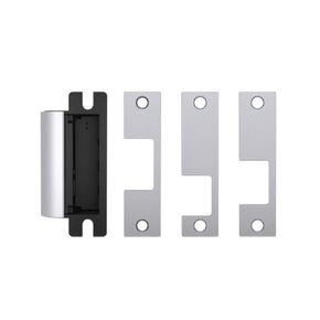 HES 1006CLB Complete Pac for Latchbolt Locks, Includes 3 faceplates (J, KD and KM), Satin Stainless Steel (630), Dual Voltage (12/24 VDC) (1)