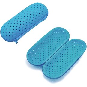 2pcs Swim Goggle Case Silicone Protective Cases with Drain Hole For Men and women and Kids