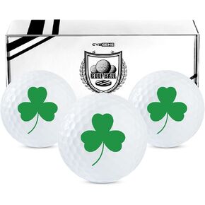 Irish Gifts for Women Men Golf Balls Unique, Personalized Colored Golf Balls 3 Pack, Cool Accessories for Golfers, Golf Lovers, for Birthday and Christmas