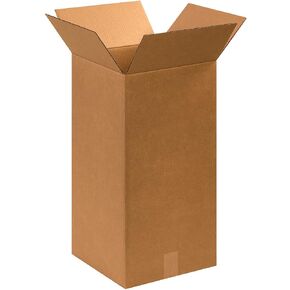 SHIP NOW SUPPLY 12 x 12 x 24 Corrugated Cardboard Boxes, Tall 12"L x 12"W x 24"H, Pack of 25 | Shipping, Packaging, Moving, Storage Box for Home or Business, Strong Wholesale Bulk Boxes