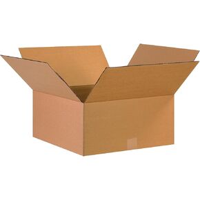 PARTNERS BRAND 17 x 17 x 8 Corrugated Cardboard Boxes, Medium 17"L x 17"W x 8"H, Pack of 20 | Shipping, Packaging, Moving, Storage Box for Home or Business, Strong Wholesale Bulk Boxes