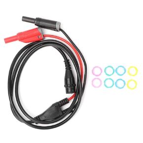 Professional BNC Male Plug to Safety Banana Plug Low Loss Coaxial Cable Test Connectors Adapter 100cm for Oscilloscope