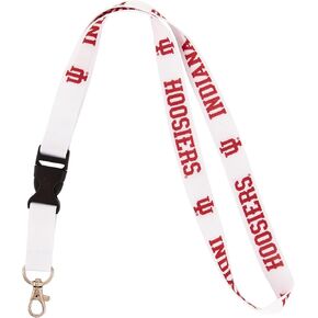 Desert Cactus Indiana University Bloomington Lanyard Hoosiers Car Keys ID Badge Holder Keychain Detachable Breakaway Snap Buckle (Lanyard D)