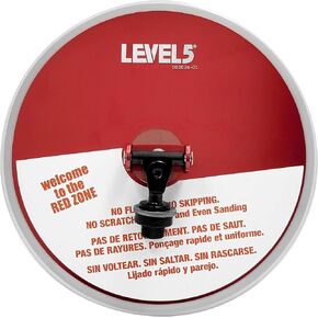 LEVEL5 9 Inch Radial Sanding Head | Wall Sander & Finishing Tool | Hook & Loop System | Anodized Aluminum Construction | 5-342