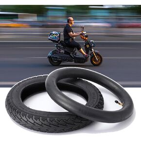 14 Inch Bike Tire Set, 14x2.50 64-254 Tire Set with Inner and Outer Tires, 2.50-10 Dirt Bike Tire Street Tire, | 60/100-10 Thickened Tires | 36 P.S.I. Max Load 330 Lbs 45 P.S.I