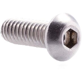 Prime-Line 9169705 Socket Cap Screws, Button Head, Hex (Allen) Drive, 1/4 in-20 X 3/4 in (10 Pack)