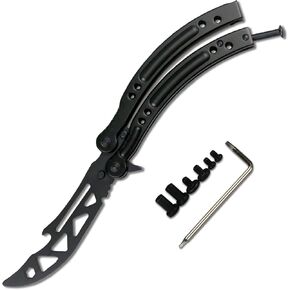 Stainless Steel Bottle Opener (Black, Multi-tool Gift for Friends and Family)