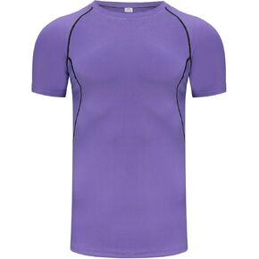 Men Compressoin Quic Dry Shirt Work-Out Shirt