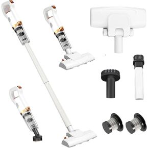 4 in 1 Cordless Vacuum Cleaner, Powerful Stick Vacuum for Hardwood Floor, 35 Min Rechargeable Battery, Lightweight Upright Vacuum for Pet Hair Carpet A10141