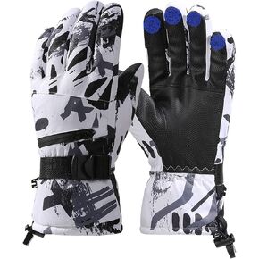 Long Keeper Ski Touchscreen Gloves - Women Men Winter Waterproof Windproof Gloves Motorcycle Snowboard Anti-Slip Gloves