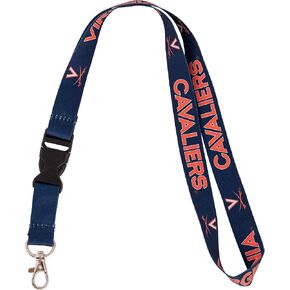 Desert Cactus University of Virginia Lanyard Cavaliers UVA Car Keys ID Badge Holder Lanyards Keychains Detachable Breakaway Snap Buckle Lanyards (Lanyard C)
