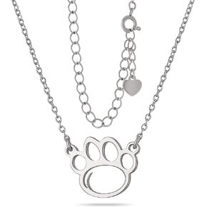 Stone Armory Penn State Jewelry - Penn State Paw Pendant - Hypoallergenic and Adjustable 16-20in - Penn State Gifts for Women