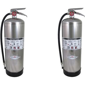 Amerex 240, 2.5 Gallon Water Class A Fire Extinguisher (2 PACK)