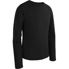 KEREDA Boys Rash Guard Swim Shirt Long Sleeve UV Sun Protection Shirts UPF 50+ Quick Dry Fishing Shirt