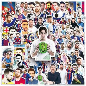 101 PCS Messi Soccer Stars Stickers, Mugs, Cell Phone Cases Decoration Stickers, Gifts