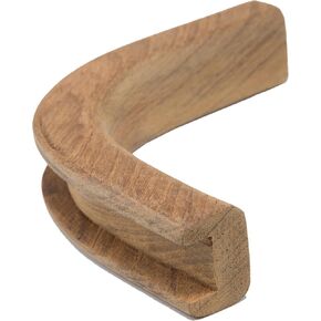 Whitecap 60822 Teak 5/8" H x 1-3/16"W 3/4" Gap Inside Corner Bulkhead Molding