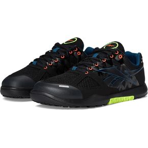 Reebok Men's Nano 2.0 Sneaker, Black/Digital Coral/Digital Lime, 8