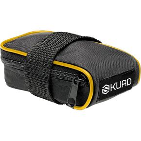GIST Compact Bicycle Saddle Bag with Strap - Black/Yellow
