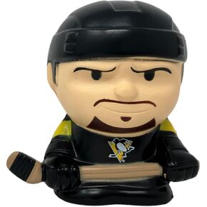 Party Animal NHL Jumbo Squeezymates Pittsburgh Penguins Erik Karlsson Squeezy Figurine, Team Colors, 4" Tall