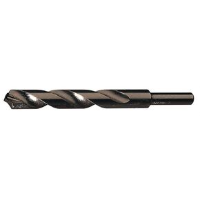 Cle-Line C20930 Carbide-Tipped Masonry Drill, High Speed Steel with Carbide Tip, Steam Oxide Finish, Reduced Shank, 118-Degree Radial Point, 1/8" Drill Diameter
