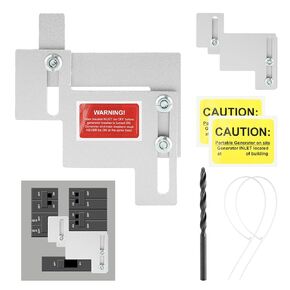 Generator Interlock Kit Compatible with Eaton Cutler Hammer BR Series 150 and 200 amp Panels,1 1/4-1 7/16 inches Spacing Between Main and Branch Breaker,Professional and Interlock Kit