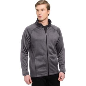 AFC Men’s Zip Up Track Jacket Polyester Zippered Sweatshirt Large to 4x 3 Colors