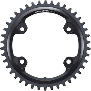 Shimano GRX RX810 Chainring - 42t, 110 BCD, 4-Bolt, 11-Speed, Black
