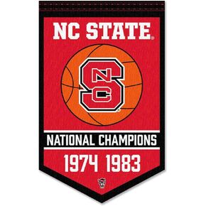 College Flags & Banners Co. North Carolina State Wolfpack Basketball National Champions Banner