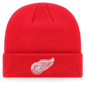 47 Detroit Red Wings Red Cuff Beanie Hat - NHL Cuffed Winter Knit Toque Cap