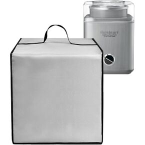 Ice Cream Machine Cover Frozen Yogurt Maker Lid Waterproof Dustproof Anti-Static Nylon Lid Compatible with CUISINART Professional Maker Ice Cream Maker ICE30BCP1/CUISINART Frozen Yogurt Machine