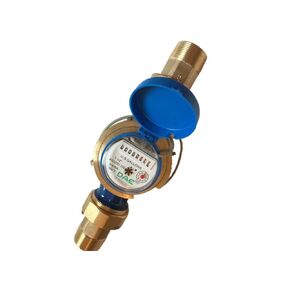 DAE AS320U-150P 1-1/2" Water Meter with Pulse Output, Measuring in Gallon + Coupling