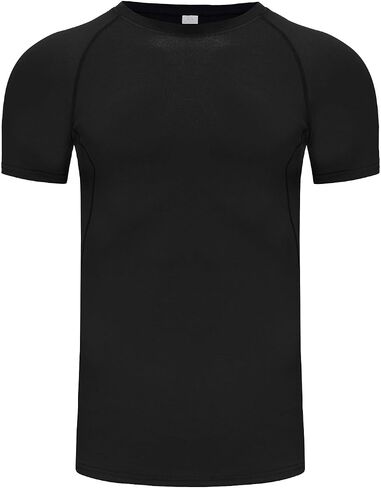 Men Compressoin Quic Dry Shirt Work-Out Shirt in Saudi Arabia