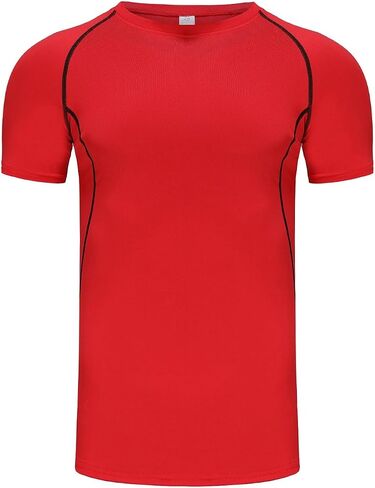 Men Compressoin Quic Dry Shirt Work-Out Shirt in Saudi Arabia