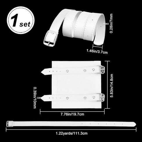 gorgecraft 1 مجموعة القرون الوسطى اثنين مشبك السيف الضفدع الحافظة مع حزام قابل للتعديل التوى السيف الحافظة كاتانا السيف حامل جلد غمد غمد السيف حزام لعيد الهالوين فارس جلد الحبوب الكاملة، أبيض in Kuwait
